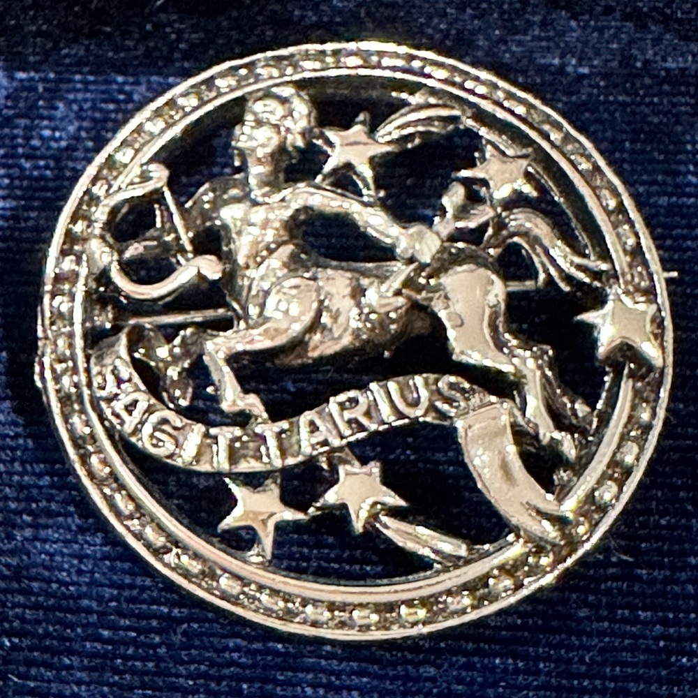Vintage Sagittarius Pin